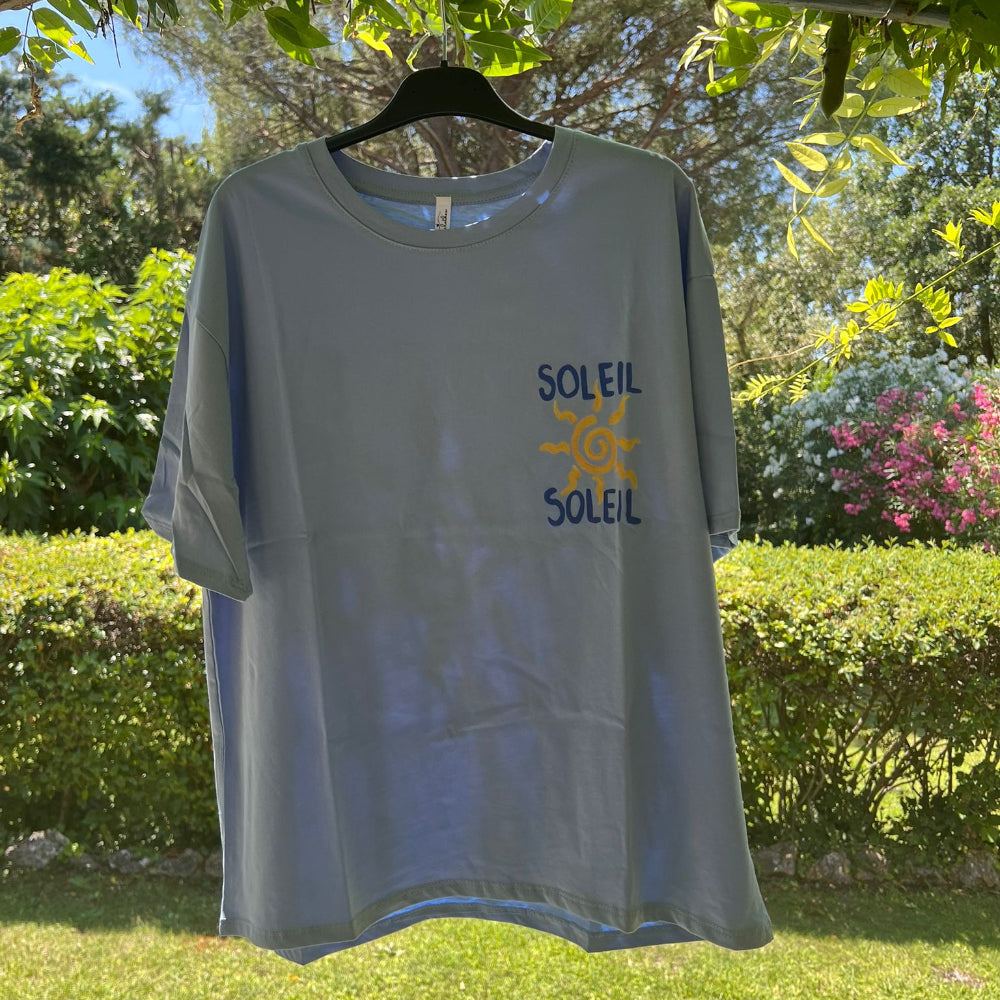 T-shirt soleil soleil bleu