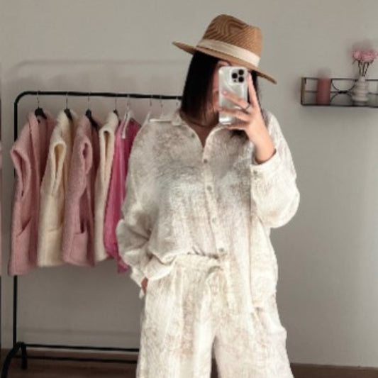 coton-ensemble-combinaison-blanc