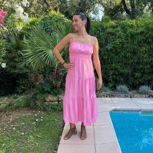 La robe bonbon rose