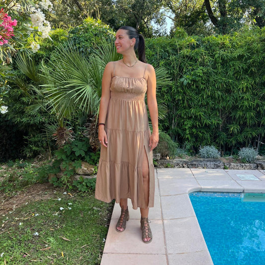 Robe-coton-caramel-chic