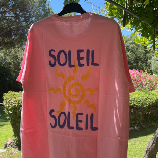 T-shirt soleil soleil Rose